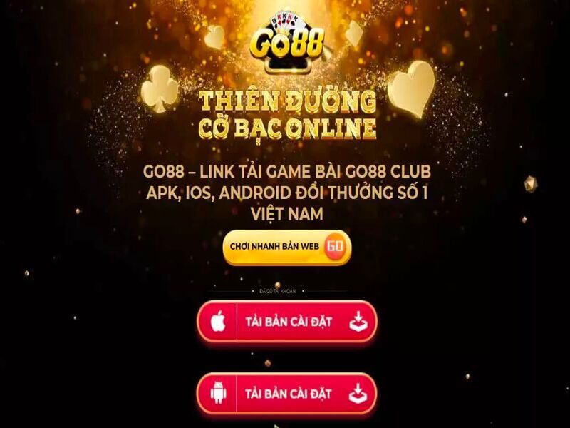 Hướng dẫn tải game bài Go88 trực tiếp trên hệ thống